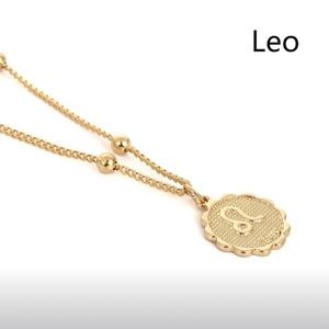 Leo Constellation Gold Stainless Steel Necklace